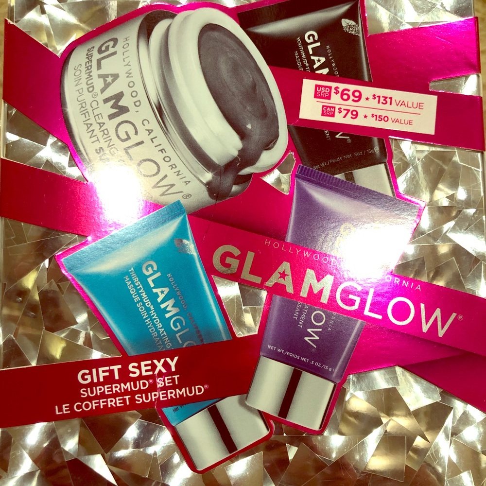 GlamGlow mud mask set